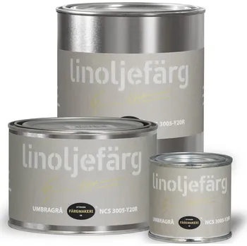 barva na zeď Ottosson Färgmakeri Lněná barva, Umbra šedá, Umbragrå, NCS 3005-Y20R Balení: 1 l