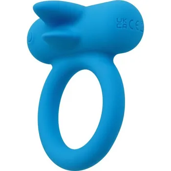 CalExotics Silicone Rechargeable Double Trouble, silikonový erekční kroužek na penis