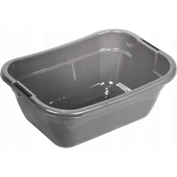 Mísa oválná Plast Team 23 l stříbrná