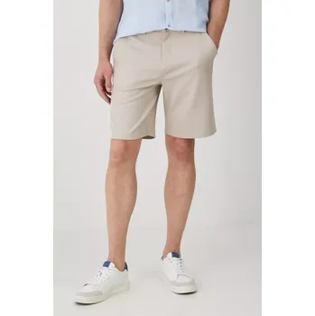 Kraťasy Medicine pánské, béžová barva, melanžové RS25.SZM730 80M, vel. XL
