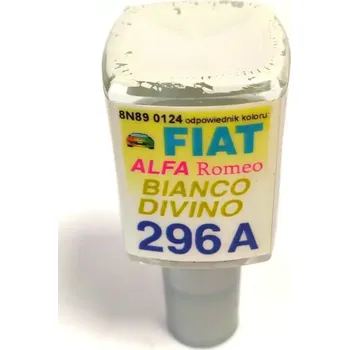 Autolak ARASYSTEM Lakovací tužka 296A Bianco divino (Bianco ghiaccio/pastello, Glory Weiss) Fiat (2007-2022) a Alfa R 10 ml