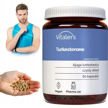Testosteronový booster Vitaler's Turkesteron 500 mg 60 kapslí bez chuti