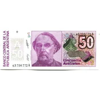 ARGENTINA. 50 australes (1986-1989). Pi. 326b.