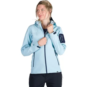 Dámská softshellová bunda Dámská turistická softshellová bunda NORTHFINDER-ANGIE-368skyblue Modrá L