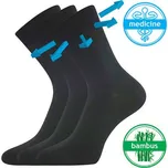 Lonka Drbambik Unisex ponožky s volným lemem - 3 páry BM000003618800101175 černá 43-46 (29-31)