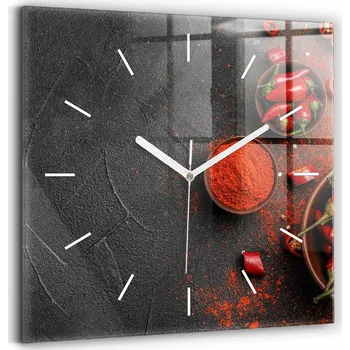 Hodiny Nástěnné hodiny Wallfluent černé 30 cm