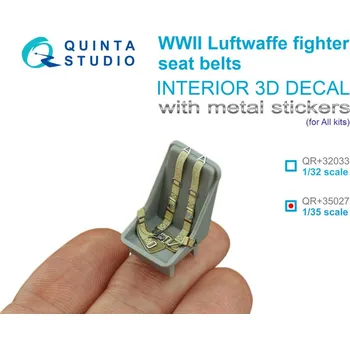 Plastikový model 1/35 WWII Luftwaffe fighter seatbelts (All kits)