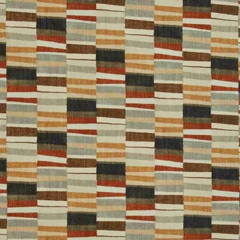 SWAFING Bavlněná látka Mona záplaty béžová, hnědá