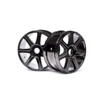 RC vybavení HB EDGE disky, černý chrom (2 ks)