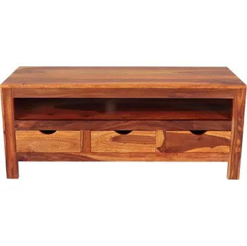 Televizní stolek Dřevěný tv stolek z masivu palisandr 120x50x40