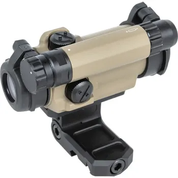 Kolimátor Kolimátor M5 s nastavitelnou montáží na RIS - pískový TAN, JJ Airsoft