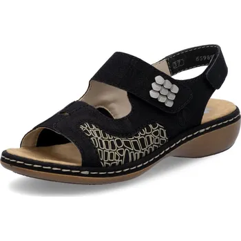 Dámské sandále Dámské sandály Rieker 65989-01 Barva: Černá, Velikost: 37