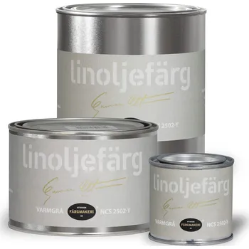 barva na zeď Ottosson Färgmakeri Lněná barva, Teplá šedá, Varmgrå, NCS 2502-Y Balení: 1 l