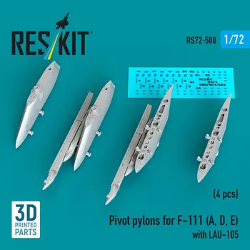Plastikový model 1/72 Pivot pylons for F-111 (A,D,E) w/ LAU-105