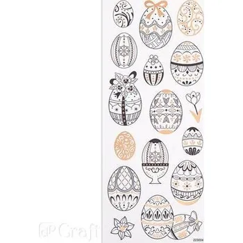 samolepka dpCraft Vybarvovací samolepky, kraslice, 16 ks