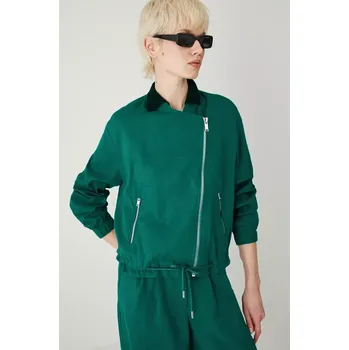 Pánský bomber Lněná bomber bunda Medicine RS25.KUD804 zelená 96X, vel. XS