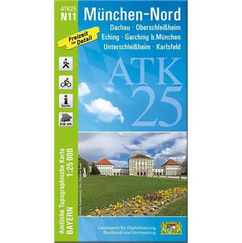 ATK25-N11 München-Nord (Amtliche Topographische Karte 1:25000) - Landesamt für Digitalisierung, Breitband und Vermessung