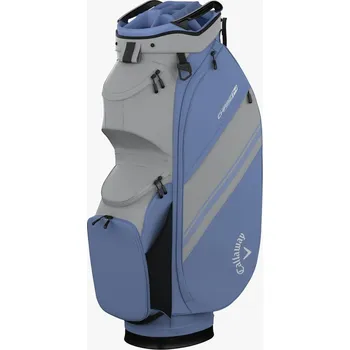 Golfový bag Callaway Chase 14 cart bag, silver/hydrangea