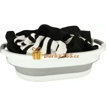 Sušák na prádlo Silikonový skládací koš na prádlo oválný 25l