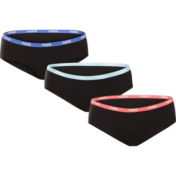 Kalhotky 3PACK dámské kalhotky Puma černé (503007001 009) M 503007001 009 Možnost vrácení zboží ZDARMA do 120 dnů!