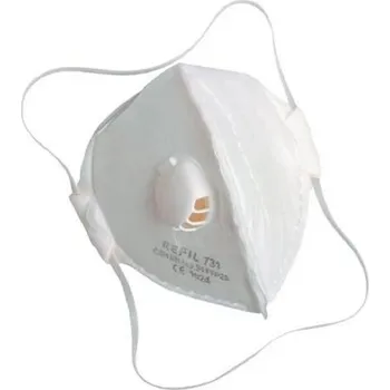 Respirátor REFIL 731 FFP2 NR skládaný, výdechový ventilek do 12x NPK/PEL 15 ks / balení