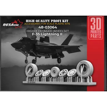 Plastikový model 1/48 F-35 Lightning II wheels