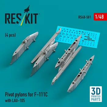 Plastikový model 1/48 Pivot pylons for F-111C w/ LAU-105 (4 pcs.)
