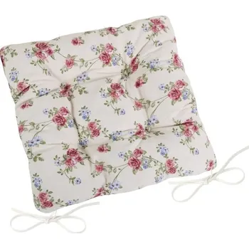 Podsedák Sedák DITA prošívaný Smetanová,Růžová,Zelená - 40x40 cm prošívaný