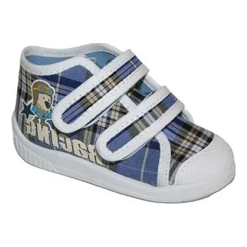 Chlapecké tenisky 188P007 20 - chlapecké tenisky Befado, káro S 188P007_20