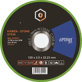 Řezný kotouč KRAFTWERKTOOLS Řezný kotouč na kámen FX Varianta: Řezný kotouč na kámen 125x2,5mm FX