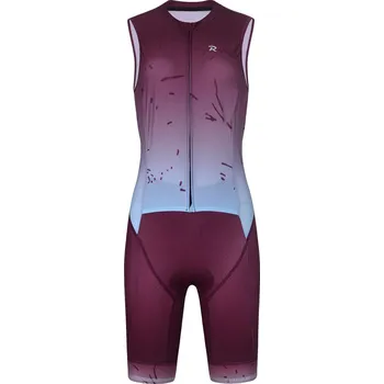 cyklistický dres RIVANELLE Cyklistická kombinéza - SNIPP - bordó/modrá 2XL