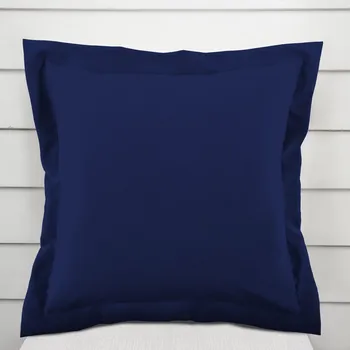 Povlak na dekorativní polštářek Dekorační povlak na polštář s lemem Rongo RG-084 Námořnická modrá 40 x 60 cm