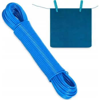 Sušák na prádlo OCELOVÁ ŠŇŮRA NA PRÁDLO S POVRCHEM PRO ZAVĚŠOVÁNÍ PRÁDLA, ODOLNÁ OLDMAN 20 m