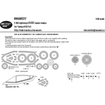 Plastikový model 1/48 Mask F-35C Lightning II BASIC (TAM 61127)