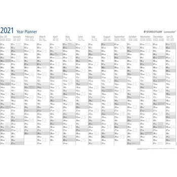Kalendář Staedtler Roční plánovací kalendář 2021