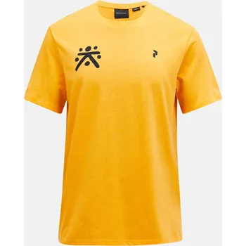 Pánské tričko TRIČKO PEAK PERFORMANCE M EXPLORE GRAPHIC TEE BLAZING ORANGE