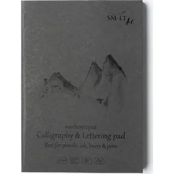 Výtvarný papír SMLT_art SMLT art Blok na kaligrafii Authentic, A5, 50 listů, 100g/m2