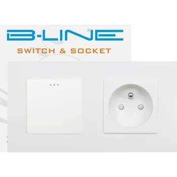 Elektrická zásuvka Elektrická Zásuvka B-line bílá