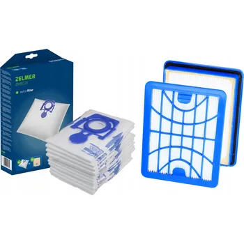 Sáček do vysavače Sada HEPA filtr + sáčky pro ZELMER Elf 2 323.0 EF 323.0 EK 1+ 4ks