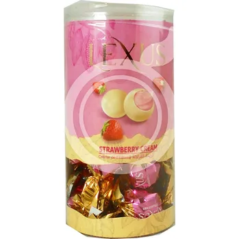 Bonboniéra Čokoládové pralinky LEXUS 180 g - s jahodovou příchutí (Pralinky s jahodovou příchutí)