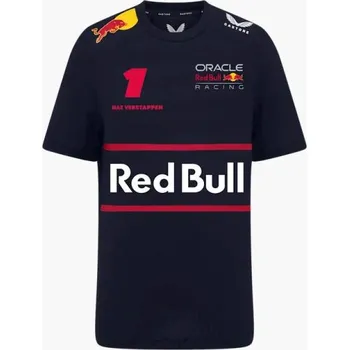 Chlapecké tričko Dětské týmové tričko Oracle Red Bull Racing s logy sponzorů - Max Verstappen - JL JL - 152 CM