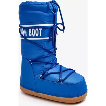 Dívčí sněhule Dámské vysoké boty do sněhu Blue Venila 41/42