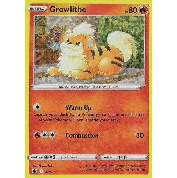 Karetní hra Pokémon MCD22 04/15 Growlithe - McDonald's Match Battle Stav: Near Mint, Verze: HOLO