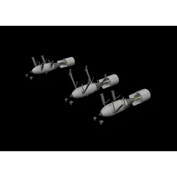 Plastikový model BRASSIN 1/48 P-40 250lb MC British bombs (EDU)