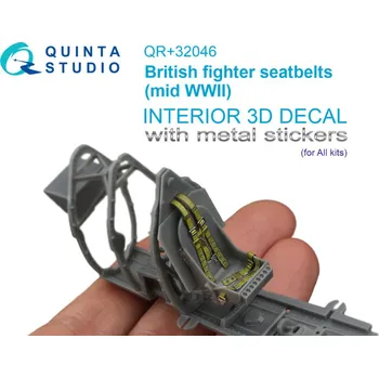 Plastikový model 1/32 British Fighter Seatbelts mid WWII (All kits)