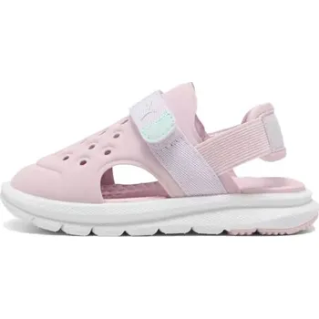 Dívčí sandály Dětské sandály Puma PUMA EVOLVE SANDAL AC INF 6 Růžová, Bílá, Světle modrá