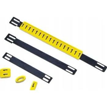 Stahovací páska Stahovací pásky na kabely MS-100mm 10 ks, popisovatelné