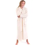 Dámský dlouhý hřejivý župan ALTA krémová - XXL