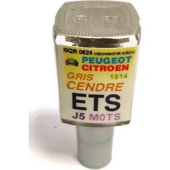 Autolak ARASYSTEM Lakovací tužka ETS - 1514 Gris Cendre Peugeot (1985-2018) a Citroën (1978-2008) 10 ml