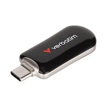 USB flash disk Verbatim 30226 Plectra, USB flask disk, USB C, 256GB, černý